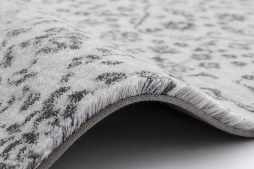 Agnella agnus claudine platinum Grey Living Room Moroccan Rug.