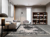 Agnella agnus meri graphite Grey Living Room Moroccan Rug.