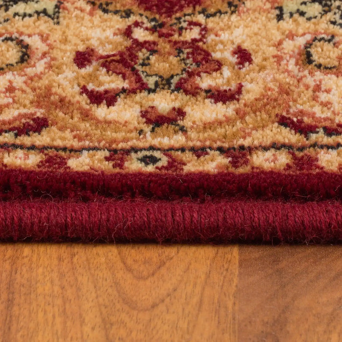 Agnella agnus rejent ruby Red Living Room Moroccan Rug.