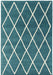 Asiatic albany asiatic diamond teal Blue, Teal Living Room Geometric Rug.