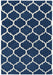 Asiatic albany asiatic ogee blue Blue Living Room Geometric Rug.