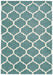 Asiatic albany asiatic ogee duck egg Blue Living Room Geometric Rug.