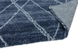 Asiatic alto al01 blue and cream Blue, Cream Living Room Shaggy Rug.