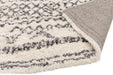 Asiatic alto al04 cream and grey Grey, Cream Living Room Shaggy Rug.