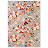 Sanderson sanderson amanpuri grey plum 145104 Grey, Purple, Multicoloured Living Room Wool Rug.