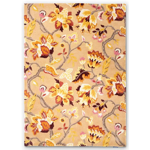 Sanderson sanderson amanpuri russet 145103 Orange Living Room Wool Rug.