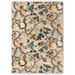 Sanderson sanderson amanpuri stone 145101 Grey, Multicoloured Living Room Wool Rug.