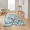 Catherine Lansfield Amaya Tropical Birds Purple Washable  Purple  Rug