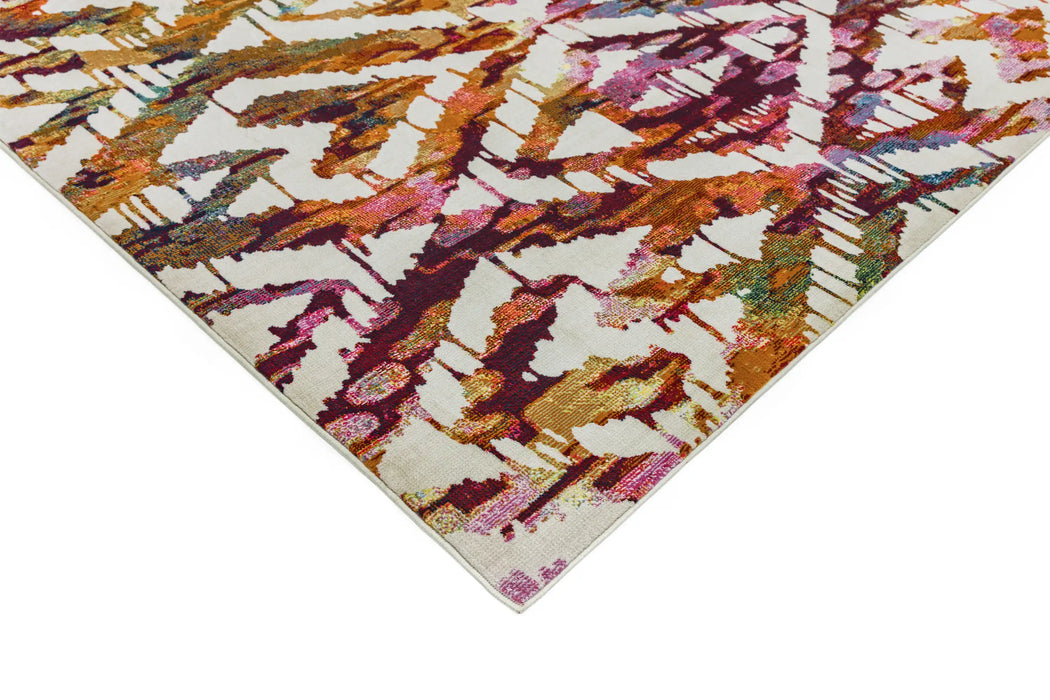 Asiatic amelie am01 diamond Multicoloured, Pink Living Room  Rug.