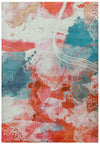 Asiatic amelie am06 sundown Blue, Ivory, Multicoloured, Red Living Room  Rug.