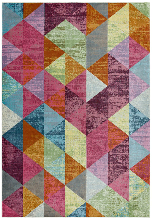 Asiatic amelie am08 harlequin Multicoloured Living Room  Rug.