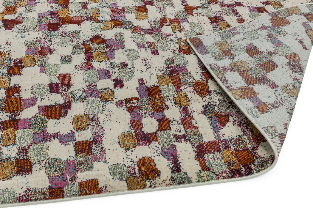 Asiatic amelie am09 pixel Multicoloured Living Room  Rug.