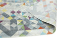 Asiatic amelie am12 rhombus grey Grey, Multicoloured Living Room  Rug.