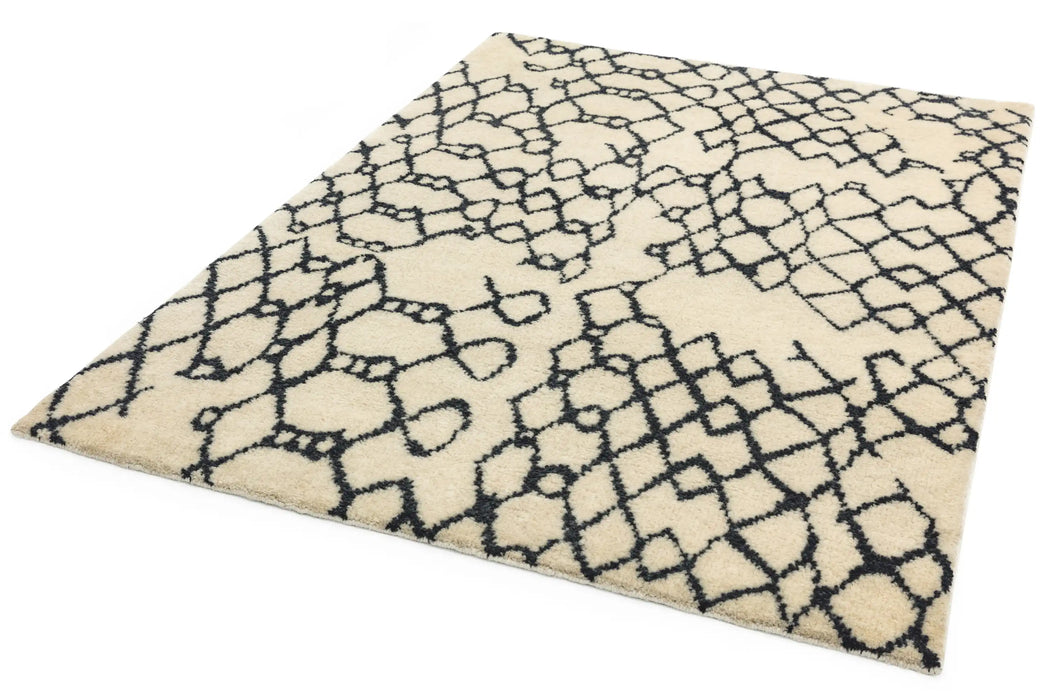 Asiatic amira am 007 Ivory Living Room Wool Rug.