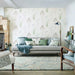 Sanderson sanderson anthea china blue 47107 Blue Living Room Wool Rug.