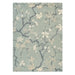 Sanderson sanderson anthea china blue 47107 Blue Living Room Wool Rug.
