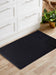 Serdim Rugs washable 9mm gel back greek key black Black Living Room Geometric Rug.