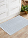 Serdim Rugs washable 9mm gel back greek key silver Grey Living Room Geometric Rug.