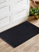 Serdim Rugs washable 9mm gel back trellis black Black Living Room Geometric Rug.