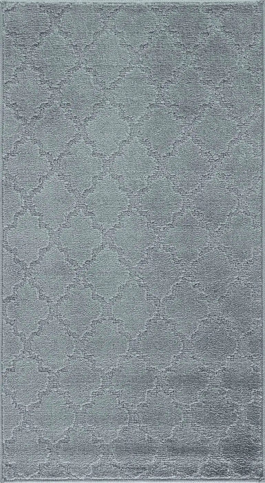 Serdim Rugs washable 9mm gel back trellis dark grey Grey Living Room Geometric Rug.