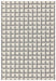 Asiatic antibes an03 white grey grid Grey, Ivory Living Room Geometric Rug.