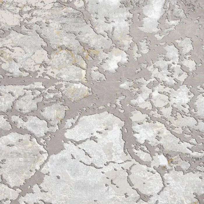 Think Rugs apollo 2677 grey gold Grey Living Room  Rug.