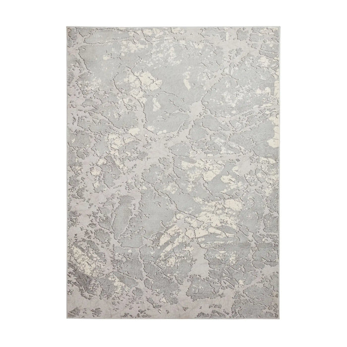 Think Rugs apollo 2677 grey ivory Grey, Ivory Living Room  Rug.