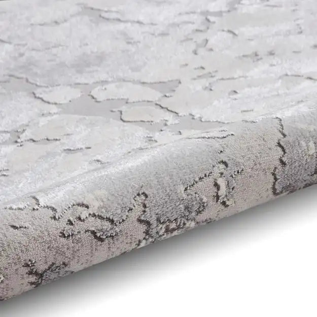 Think Rugs apollo 2677 grey ivory Grey, Ivory Living Room  Rug.