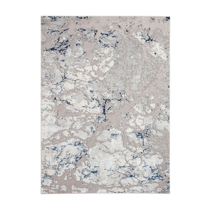Think Rugs apollo 2677 grey navy Grey, Navy Living Room  Rug.