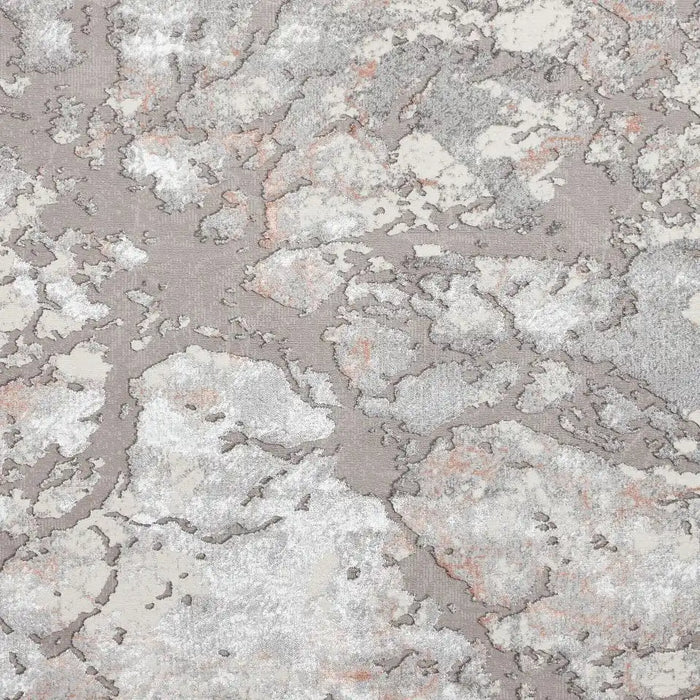 Think Rugs apollo 2677 grey rose Grey, Pink Living Room  Rug.