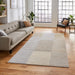 Think Rugs apollo 2681 grey gold Grey, Yellow Living Room  Rug.
