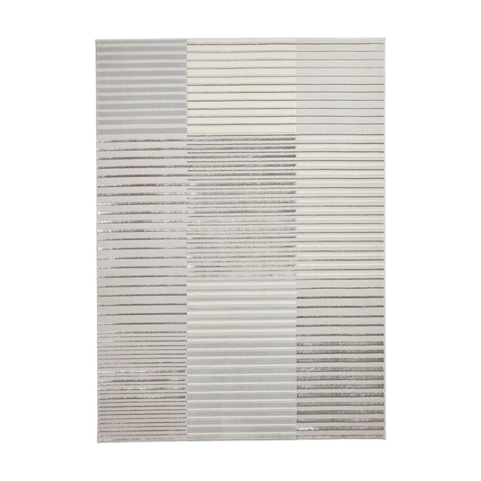 Think Rugs apollo 2681 grey ivory Grey Living Room  Rug.