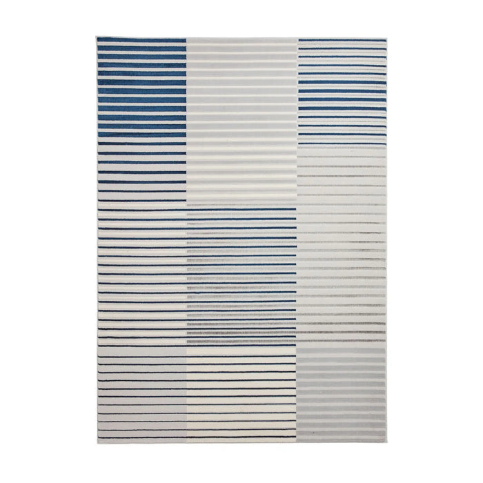 Think Rugs apollo 2681 grey navy Grey, Navy Living Room  Rug.