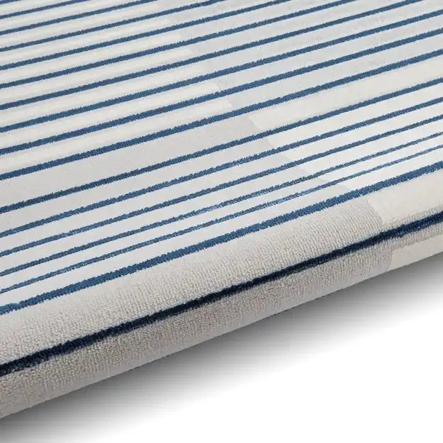 Think Rugs apollo 2681 grey navy Grey, Navy Living Room  Rug.