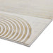 Think Rugs apollo 2683 grey gold Grey, Yellow Living Room  Rug.
