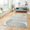 Think Rugs apollo 2683 grey green Green, Grey Living Room  Rug.