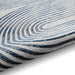 Think Rugs apollo 2683 grey navy Grey, Navy Living Room  Rug.