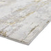 Think Rugs apollo gr579 grey gold Grey, Yellow Living Room  Rug.