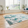 Think Rugs apollo gr579 grey green Green, Grey Living Room  Rug.