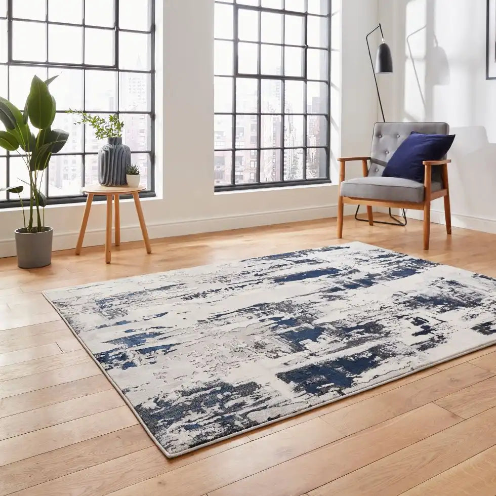 Apollo Think GR579 Grey Navy Rugs - Buy GR579 Grey Navy Rugs Online ...