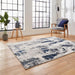 Think Rugs apollo gr579 grey navy Grey, Navy Living Room  Rug.