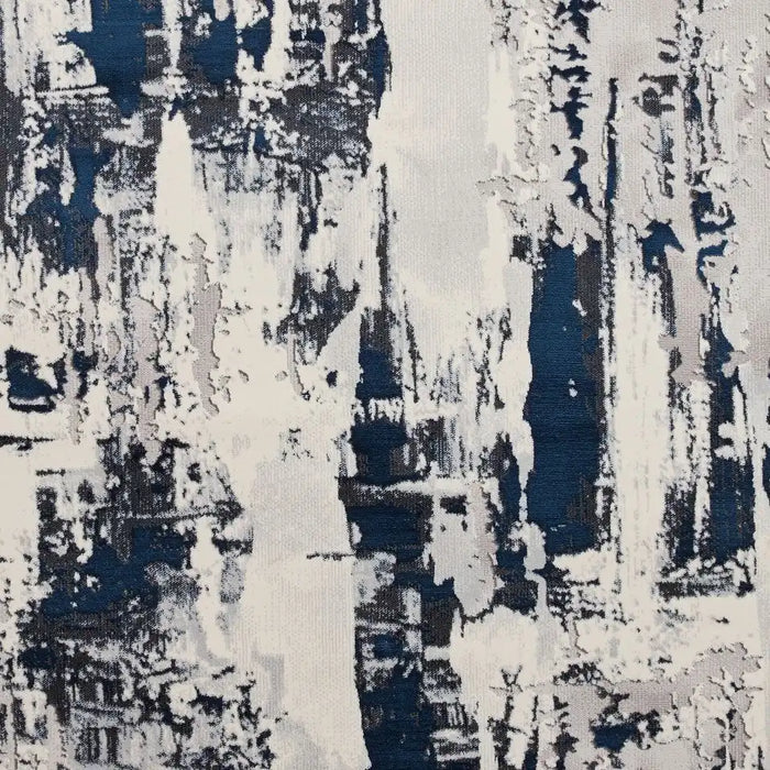 Think Rugs apollo gr579 grey navy Grey, Navy Living Room  Rug.