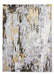 Think Rugs apollo gr580 grey gold Grey, Yellow Living Room  Rug.