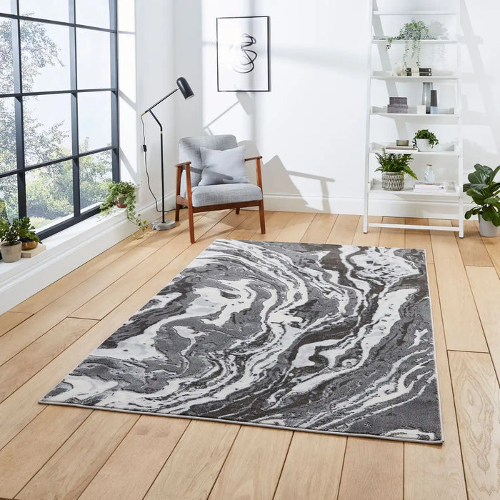 Apollo Think GR584 Grey Rugs - Buy GR584 Grey Rugs Online from Rugs ...