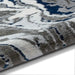 Think Rugs apollo gr584 grey navy Grey, Navy Living Room  Rug.