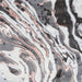 Think Rugs apollo gr584 grey rose Grey, Pink Living Room  Rug.
