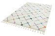 Asiatic ariana ar08 criss cross Ivory, Multicoloured Living Room  Rug.