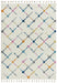 Asiatic ariana ar08 criss cross Ivory, Multicoloured Living Room  Rug.