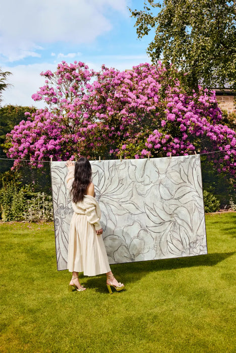 Hug Rug Eco-Washable Art Floral