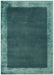 Asiatic ascot aqua blue Blue Living Room Wool Rug.